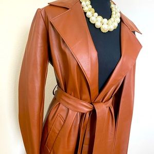 NY&C Leather Coat
